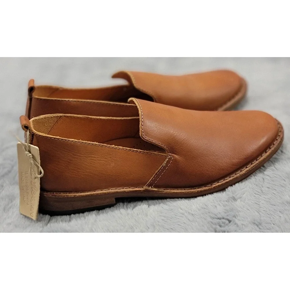Astorflex Patnoflex Travel Loafers Shoes Mens US 9 EU 42 Brown Leather Slip On